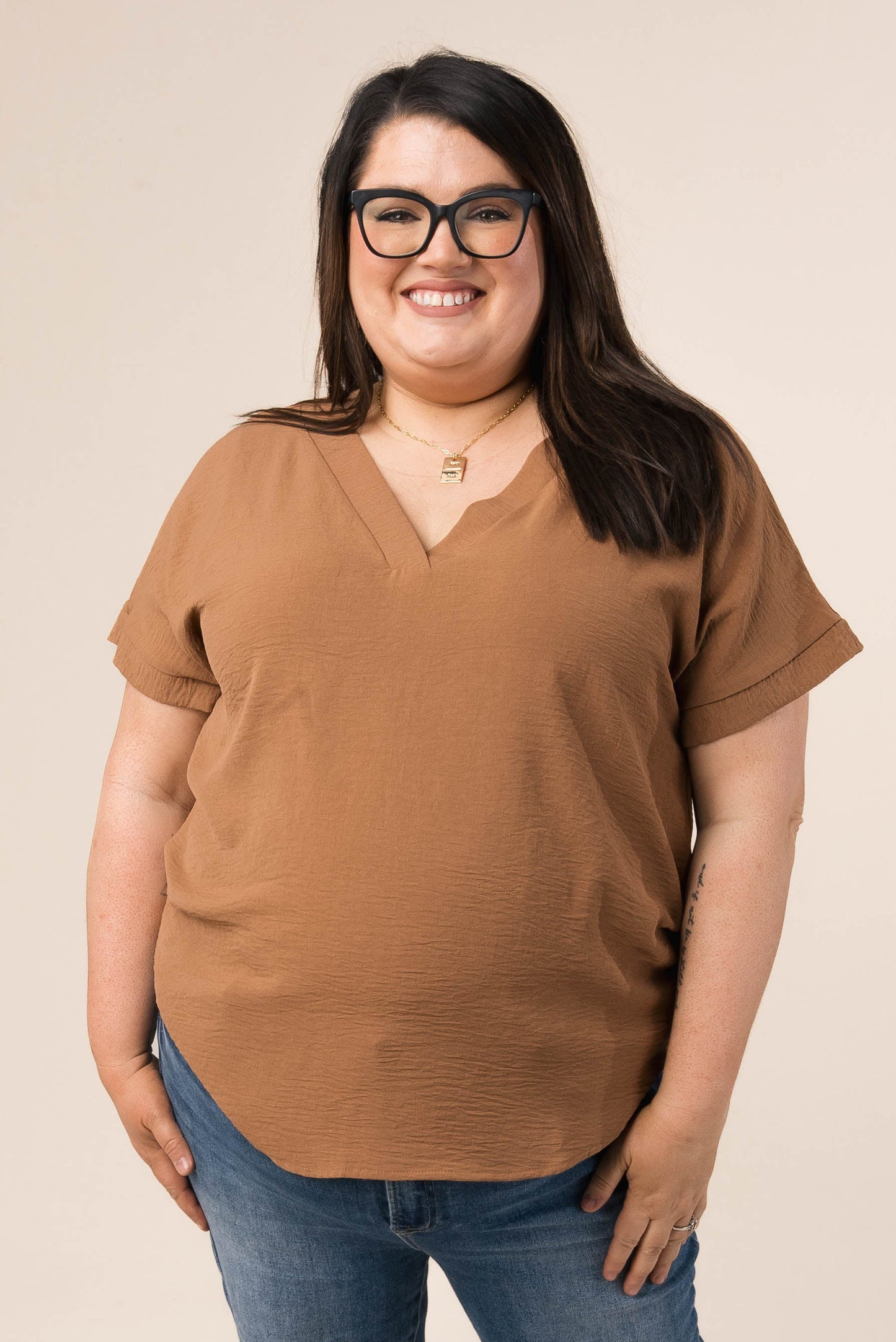 Crinkle Knit Dolman Top
