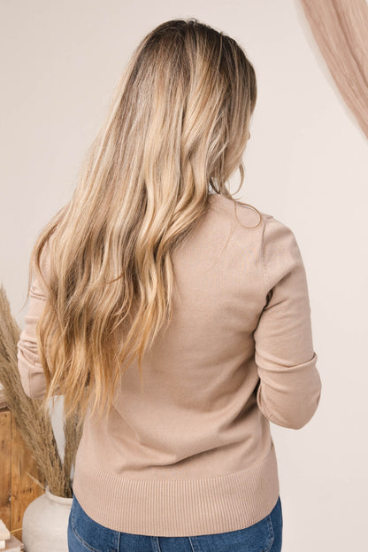 Contrast Trim Sweater