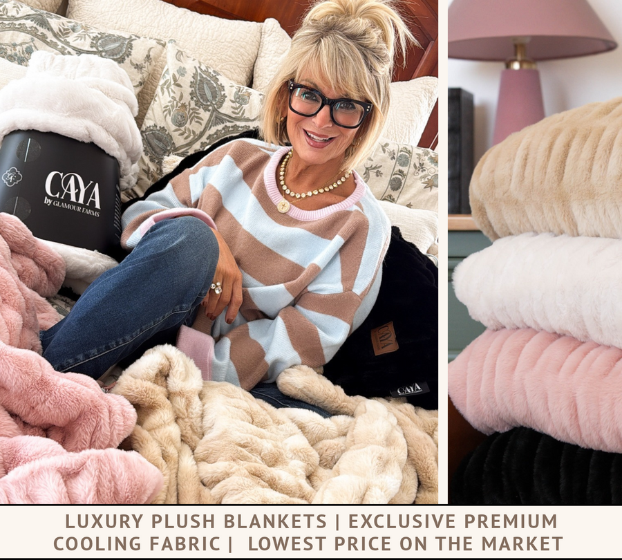 Luxury Blush Blankets | CAYA by Glamour Farms