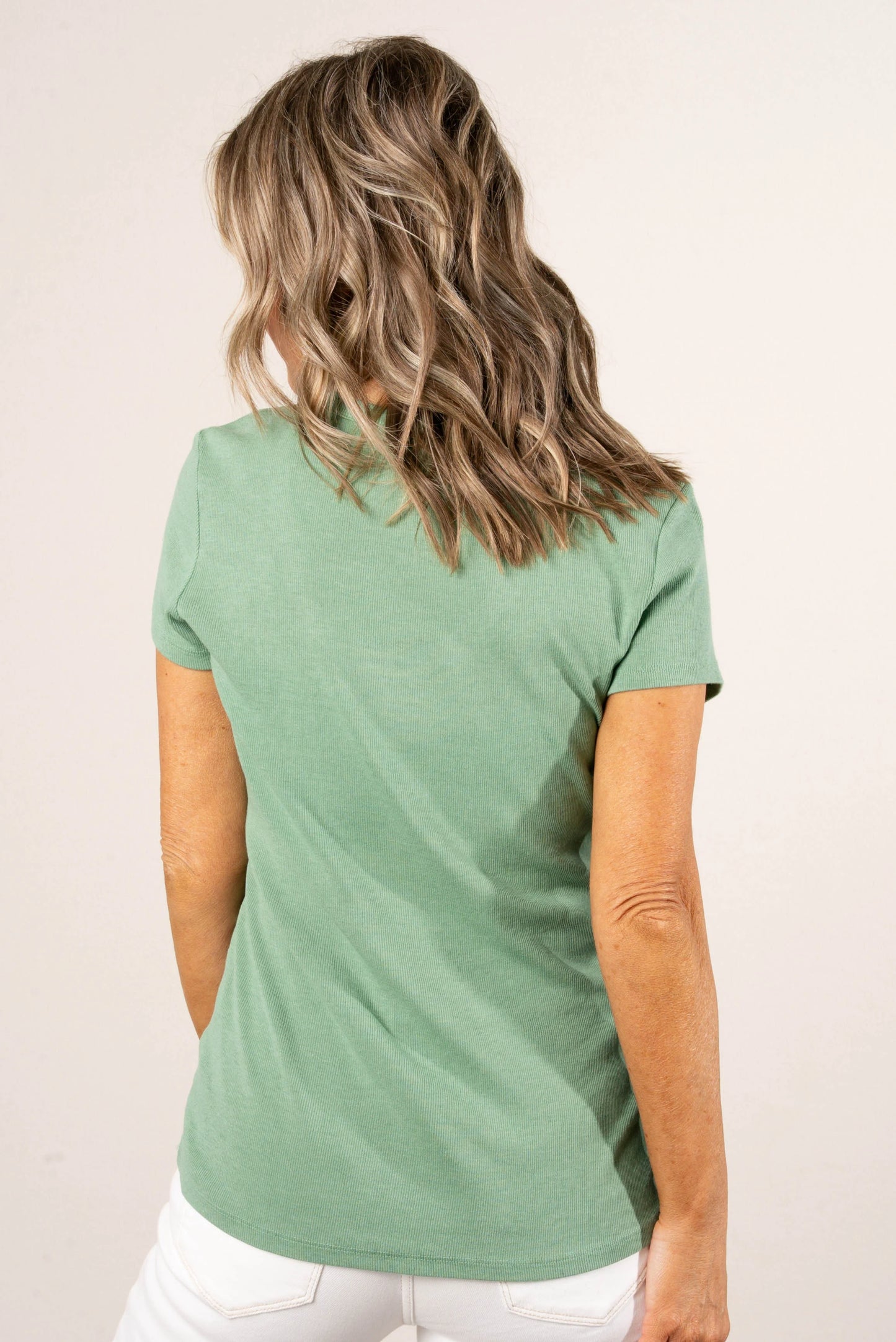 Mini Ribbed Scoop Neck Top {More Colors}
