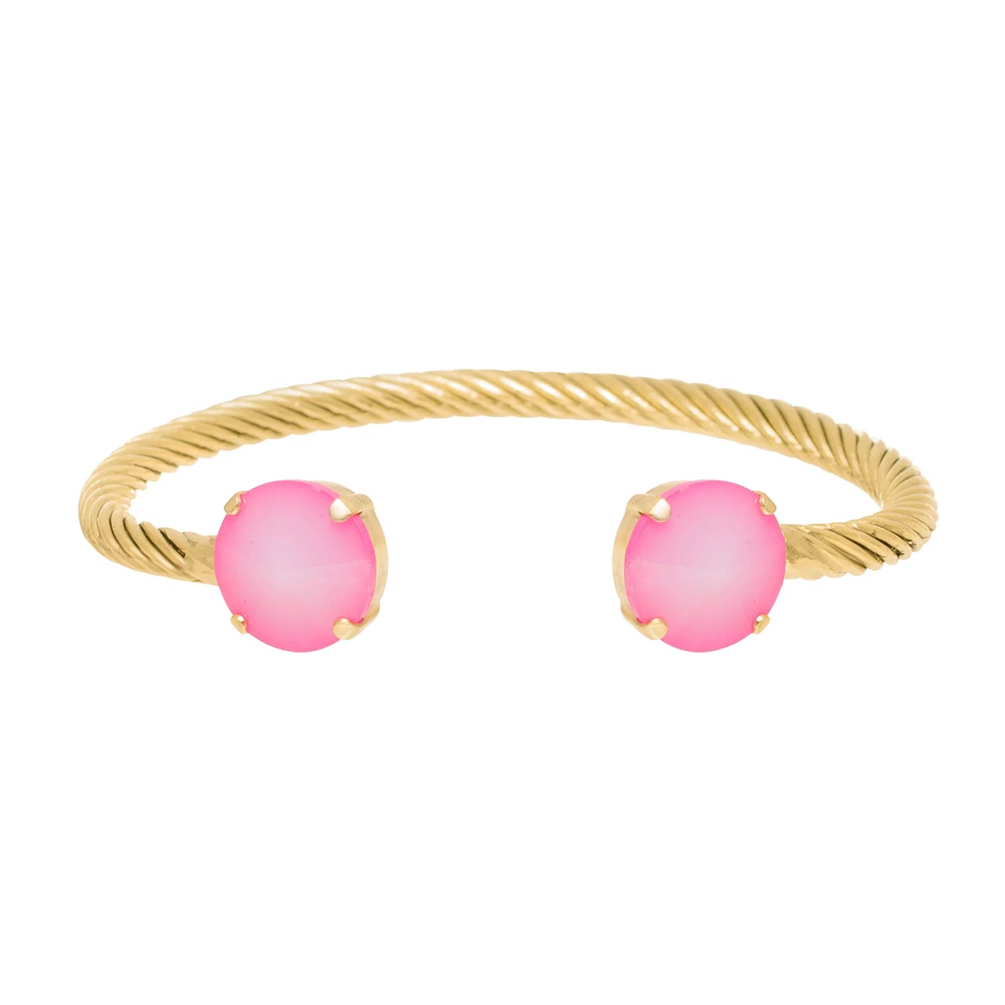 Charlotte Round Cut Cuff Bracelet
