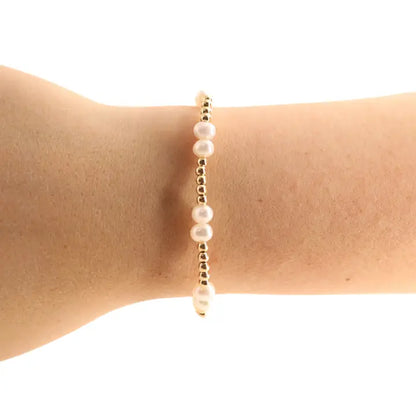 Beaded Blondes | Coastal Pearl Bracelet