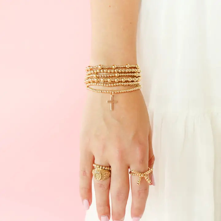 Beaded Blondes | 3mm Charm Bracelet