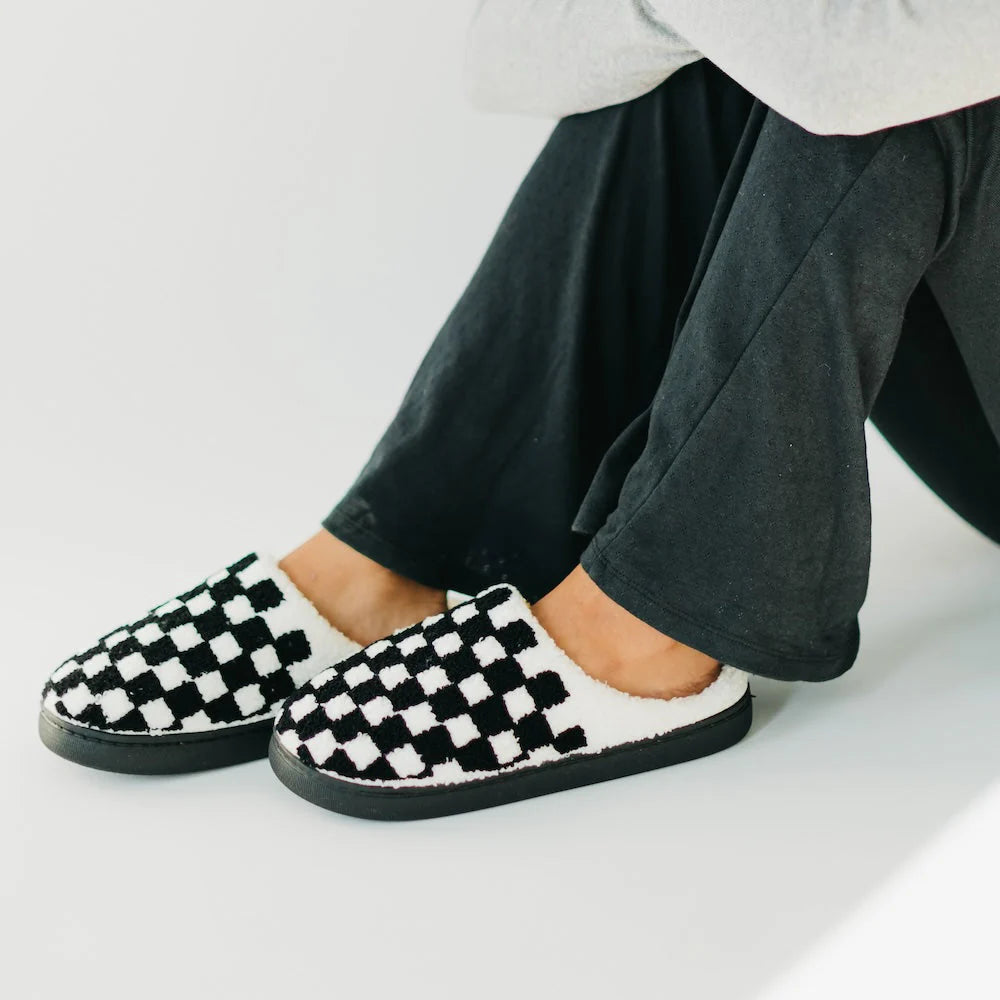 Cure X Beyond Type 1 Checkered Slippers PRE-ORDER