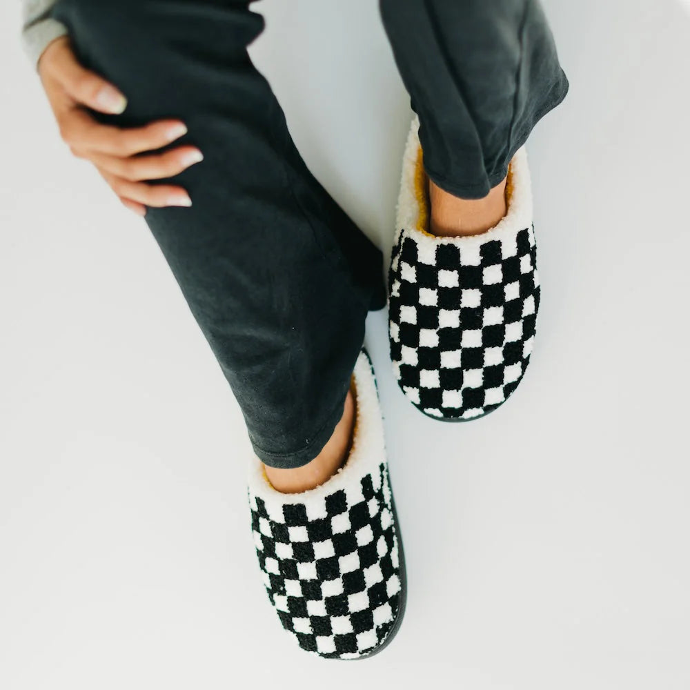 Cure X Beyond Type 1 Checkered Slippers PRE-ORDER
