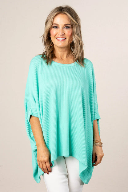 Poncho Style Dolman Tunic Top *Final Sale*