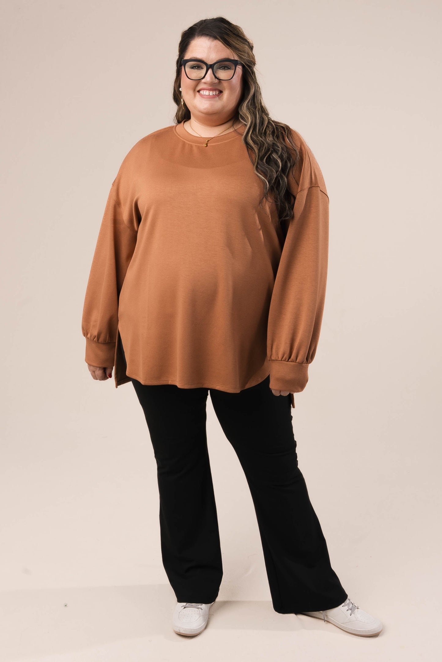 Hi-Lo Split Hem Pullover