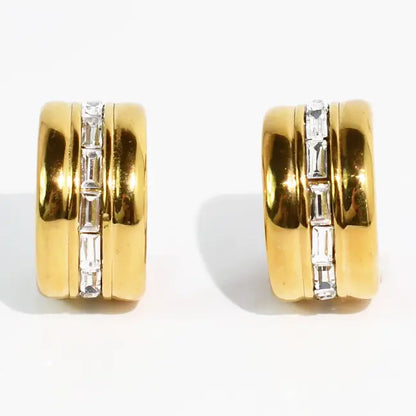 Luxe Line Hoop Earrings