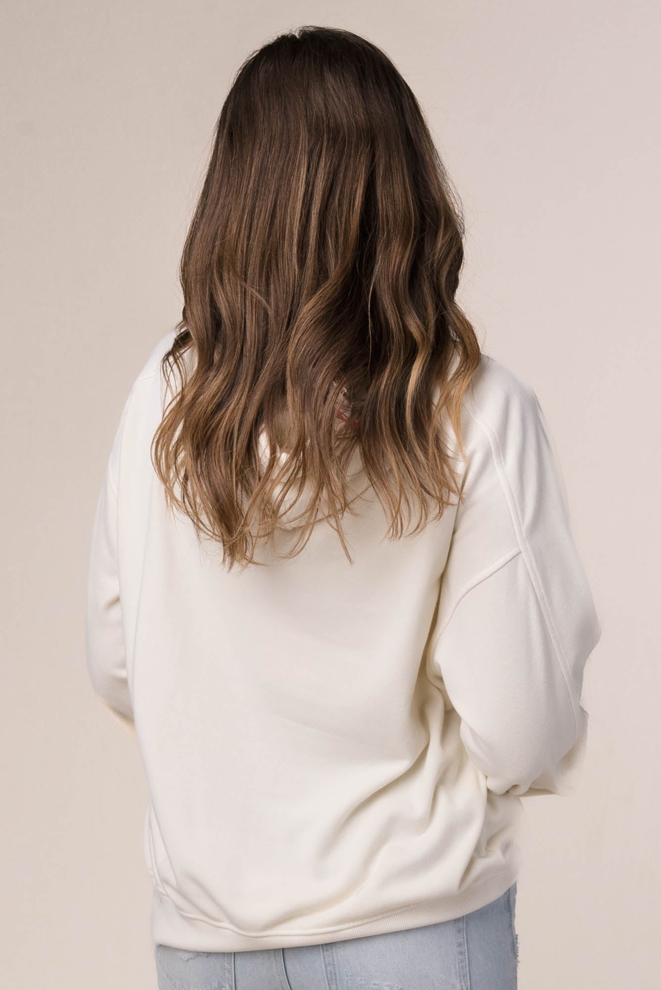 Washed Seamed Hooded Pullover