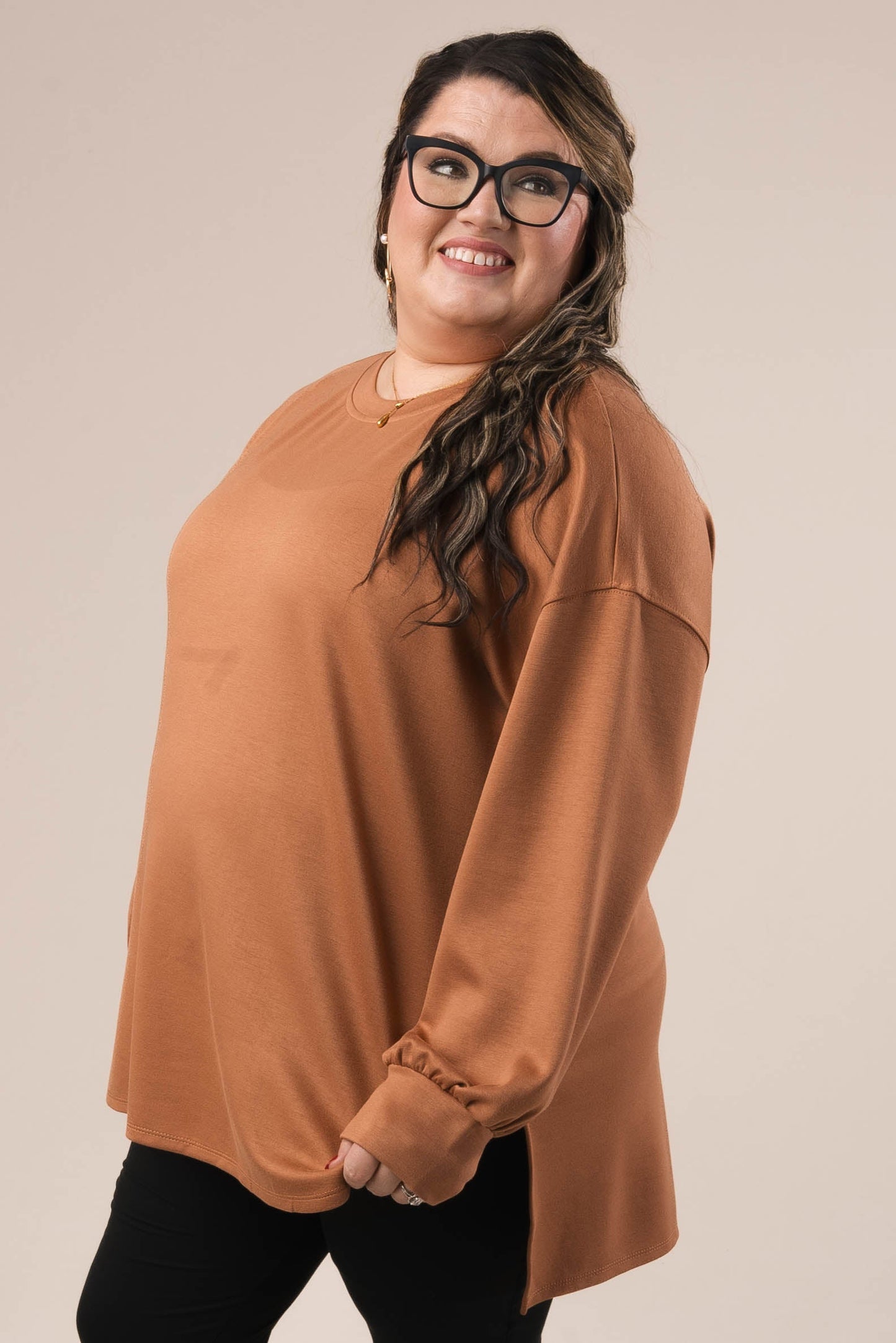 Hi-Lo Split Hem Pullover