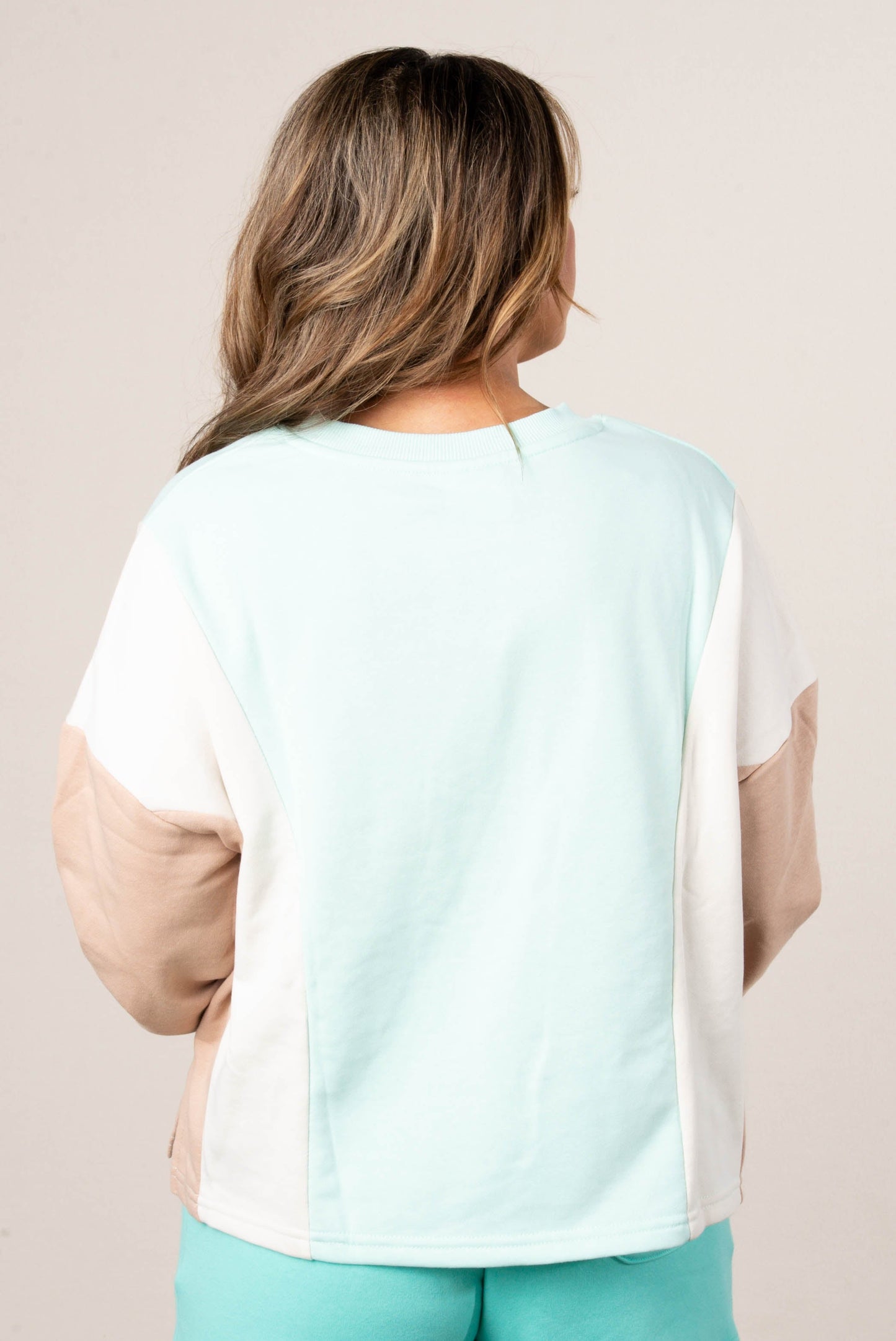 Let's Go Color Block Pullover