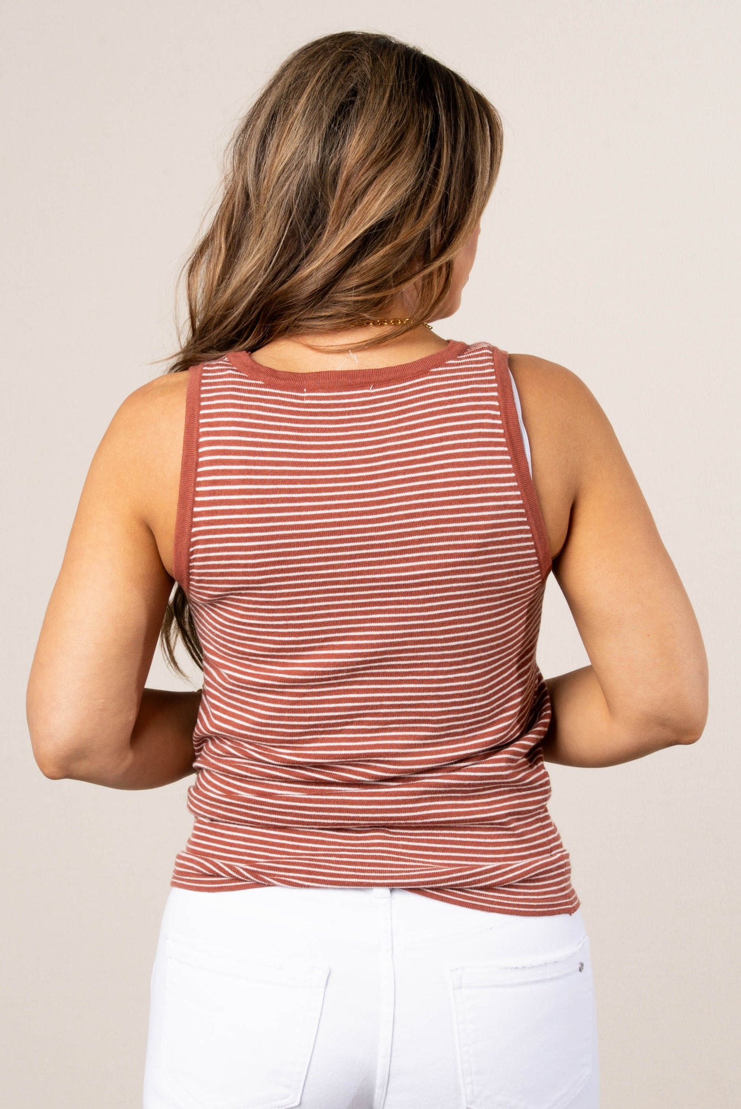 Striped Sweater Tank