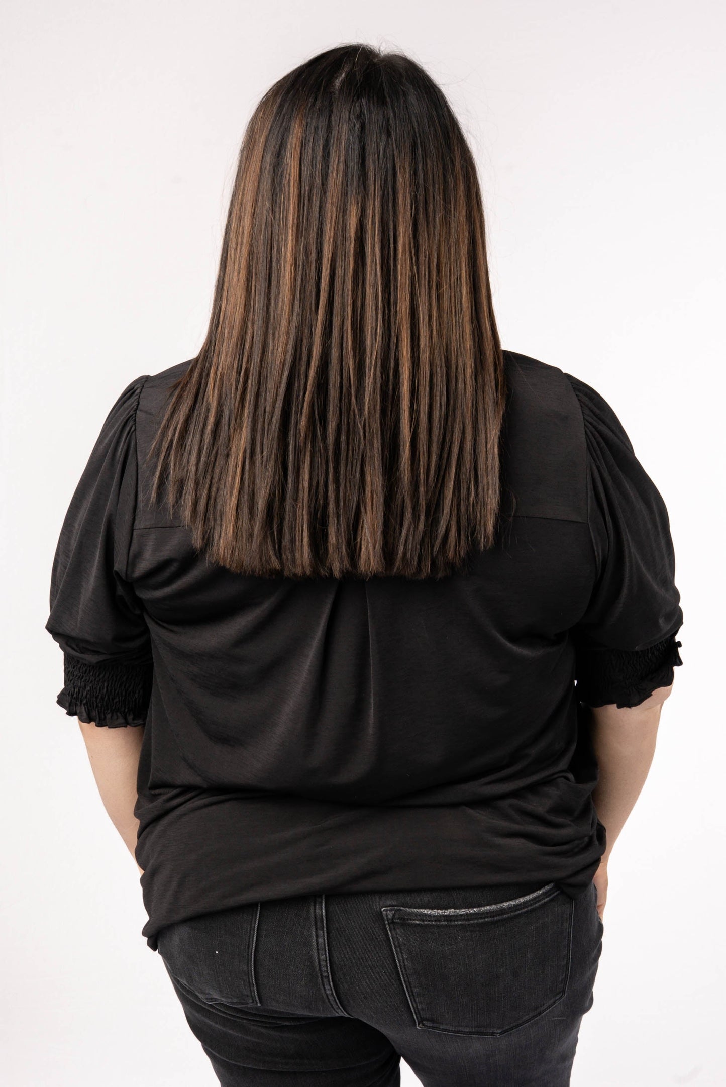 Liz Smocked Sleeve Top *Final Sale*