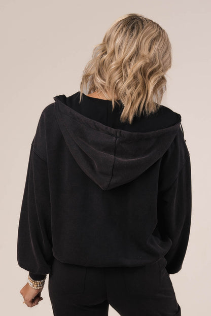Half Zip Hooded Pullover *Final Sale*