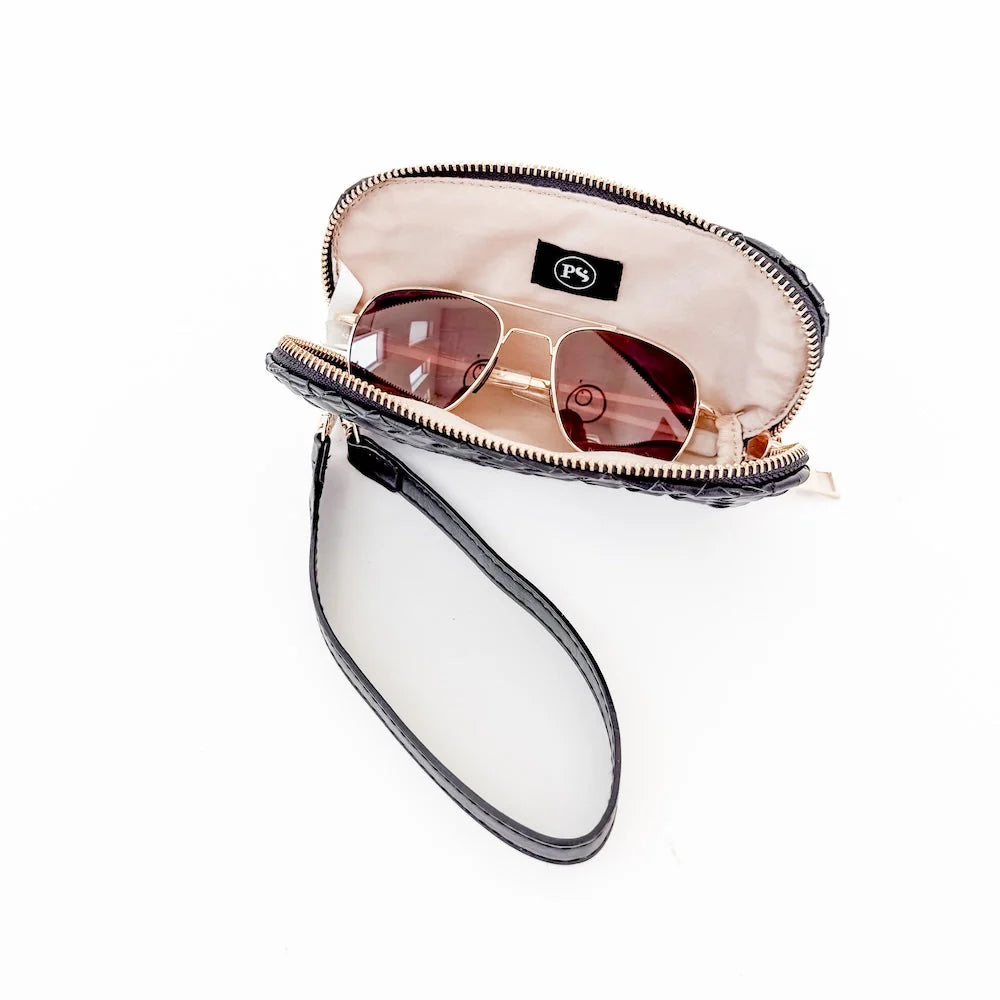 Dylan Woven Sunglass Case Wristlet PRE-ORDER