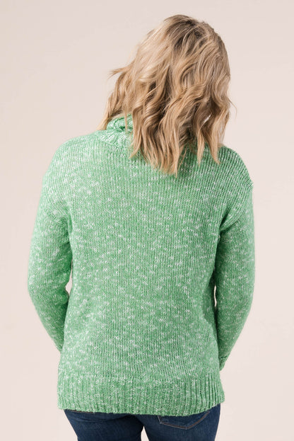 Marled Knit Turtleneck Sweater *Final Sale*