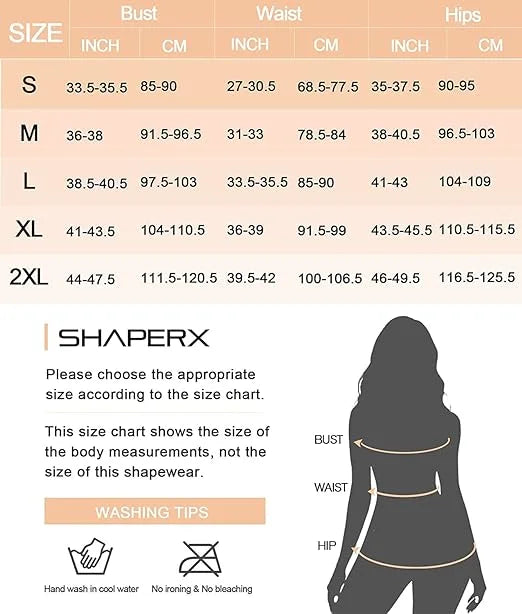 SHAPERX Open Bust Mid Thigh Seamless Bodysuit