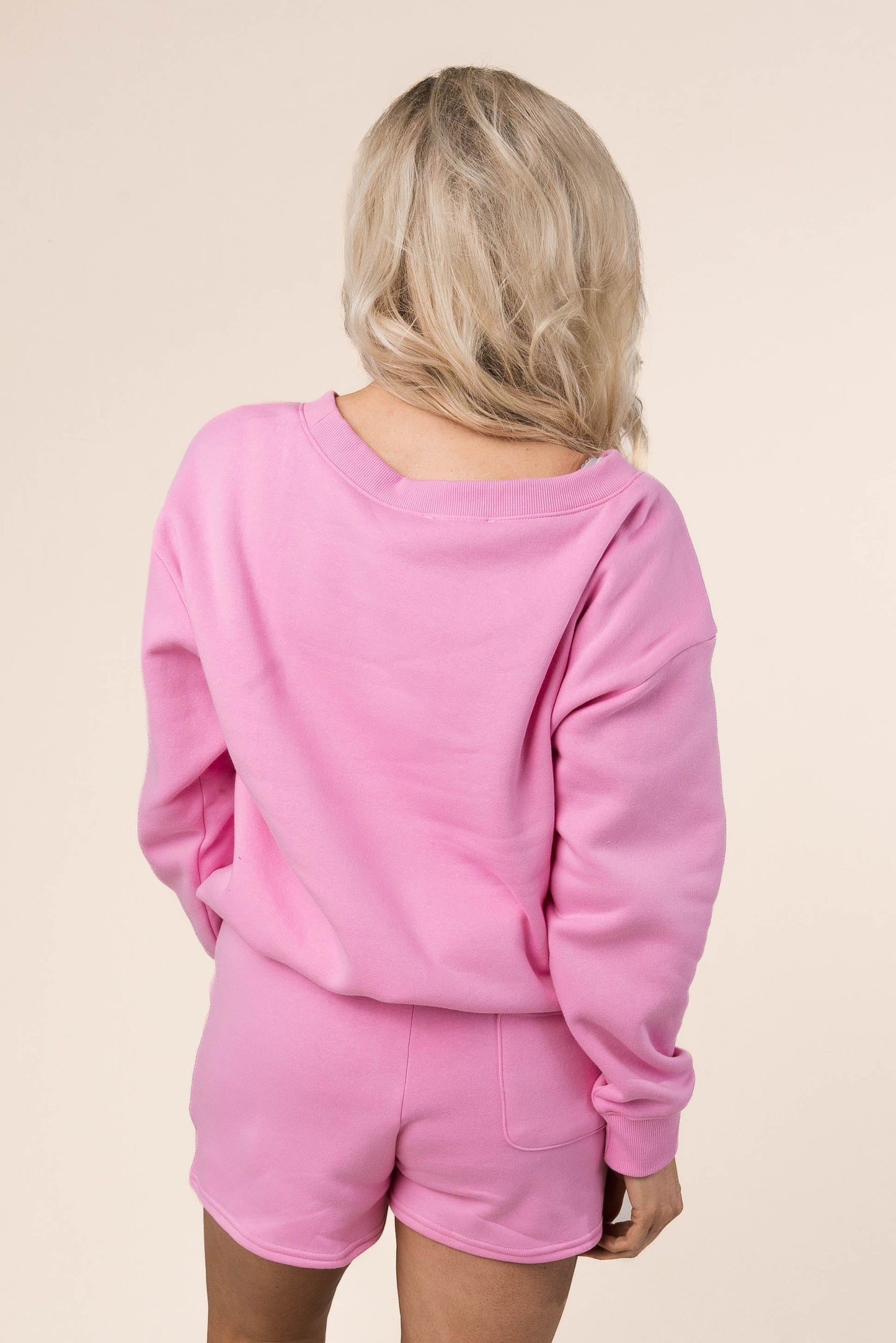 Wide Neck Sweatshirt