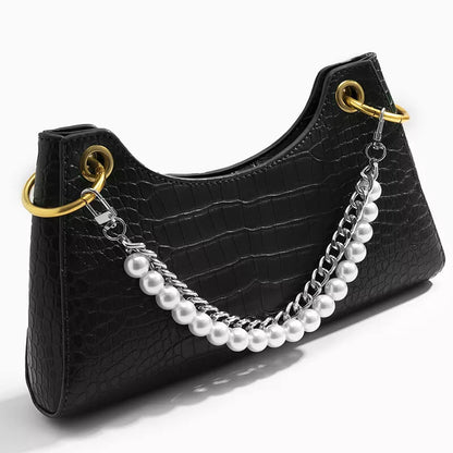 Pearl + Chain Link Bag Chain
