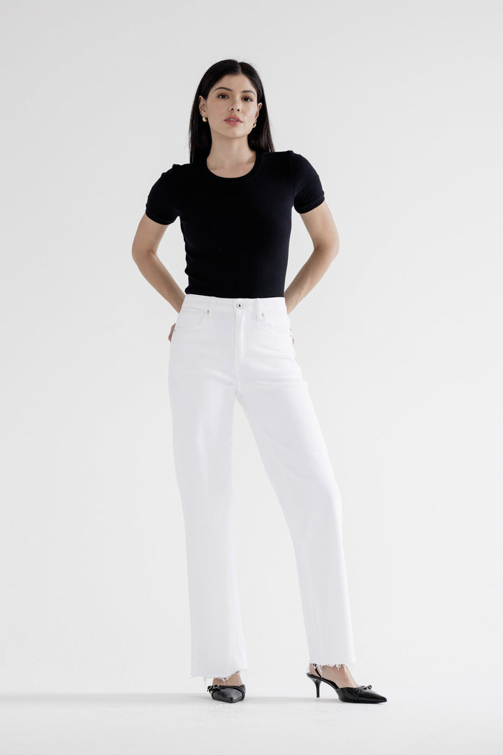 Mica High Rise Wide Leg Jeans