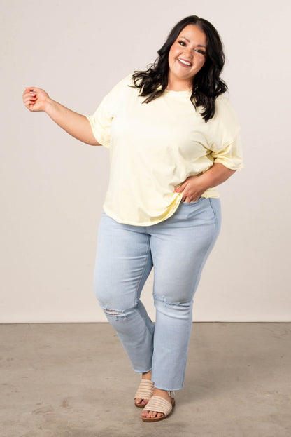 Washed Raw Seamed Tee