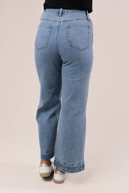 High Rise Wide Leg Jeans