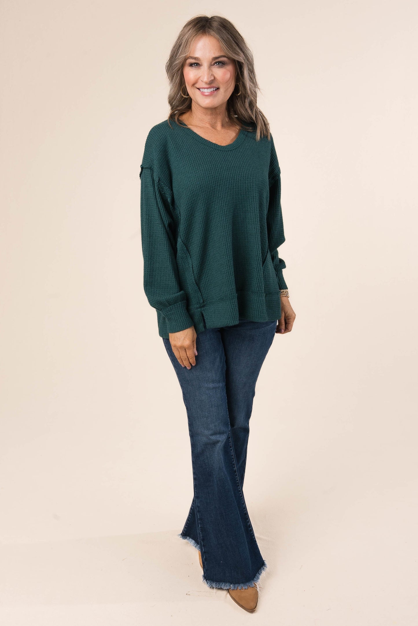 Zenana High Rise Bell Bottom Jeans