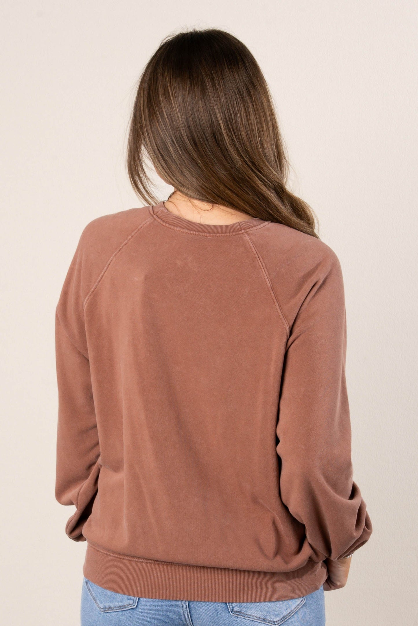 Washed Raglan Sweatshirt