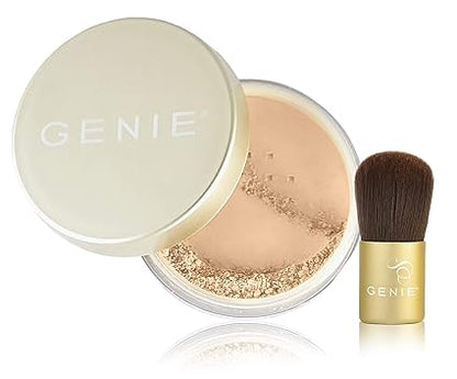 Genie | Nutratanicals Mineral Foundation + Large Kabuki Brush