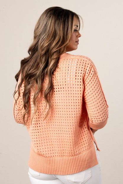 Open Knit Sweater