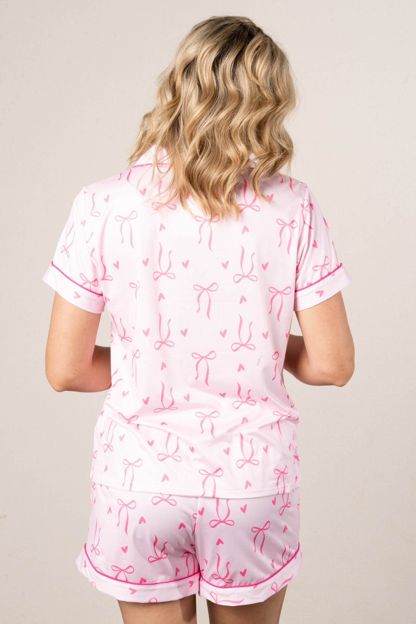 GF Exclusive Bow Print Pajama Set