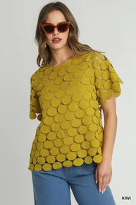 Clara Lined Polka Dot Lace Top *Final Sale*