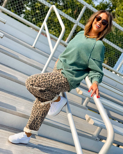 Afterglow Washed Exposed Seam Sweatshirt