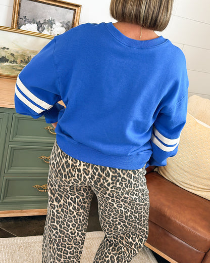 Game Day Varsity Stripe Pullover
