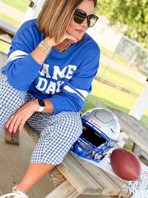 Game Day Varsity Stripe Pullover