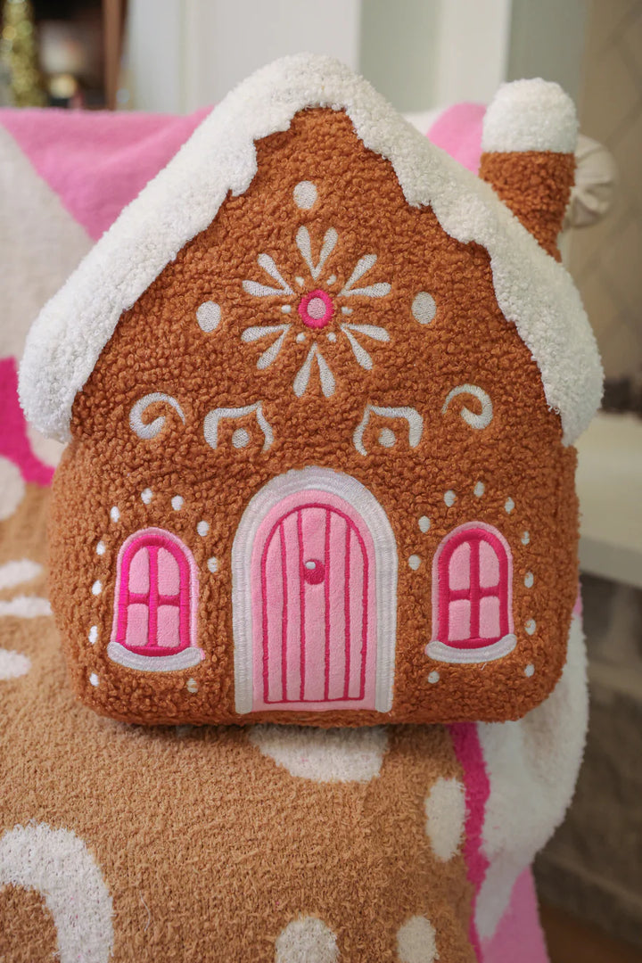 Gingerbread House Pillow PRE-ORDER