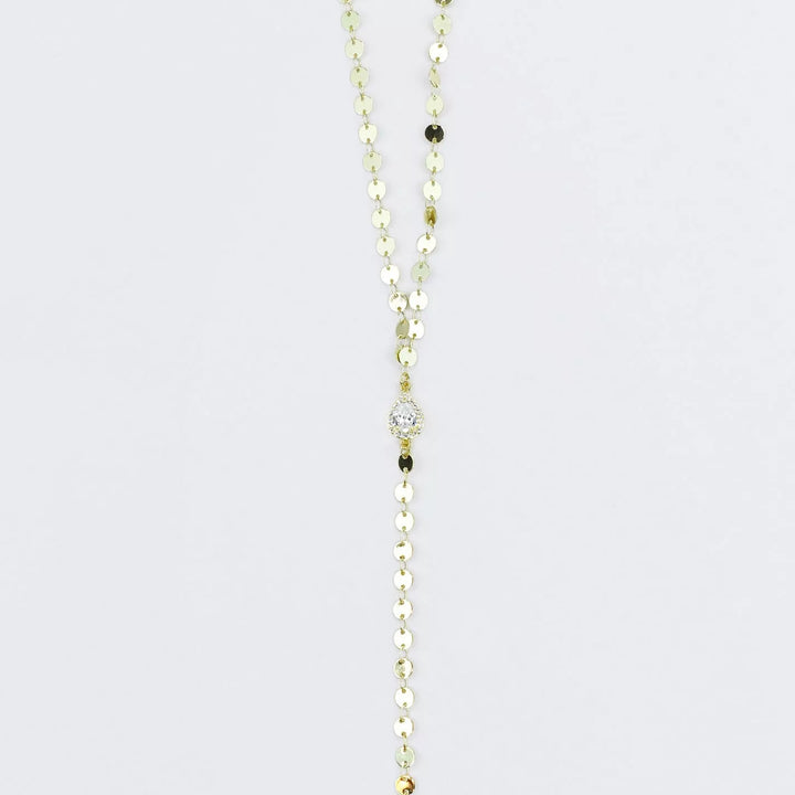 Golden Glow Lariat Necklace PRE-ORDER