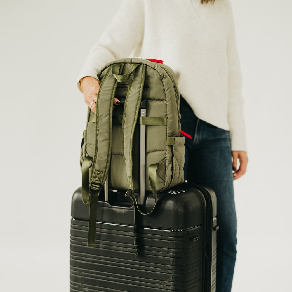 Pretty Simple | Go-To Organized Puffer Nylon Backpack