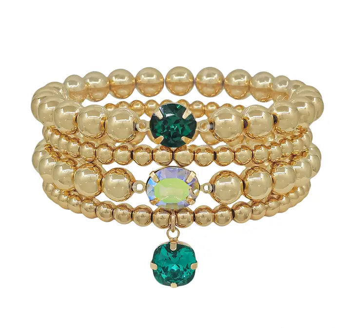 Raise A Glass Beaded Bracelet Set
