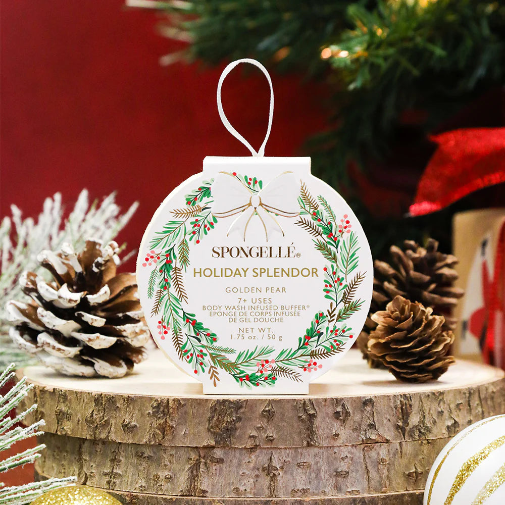 Spongelle | Holiday Wreath Body Buffer