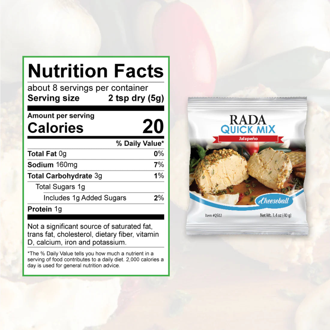 Rada | Savory Cheeseball Mix