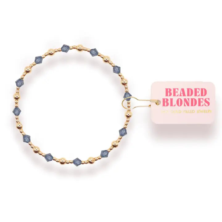 Beaded Blondes | June Swarovski Bracelet