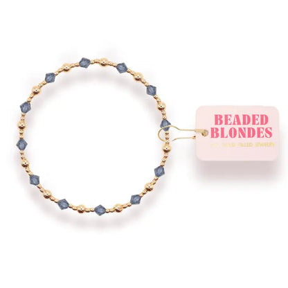 Beaded Blondes | June Swarovski Bracelet