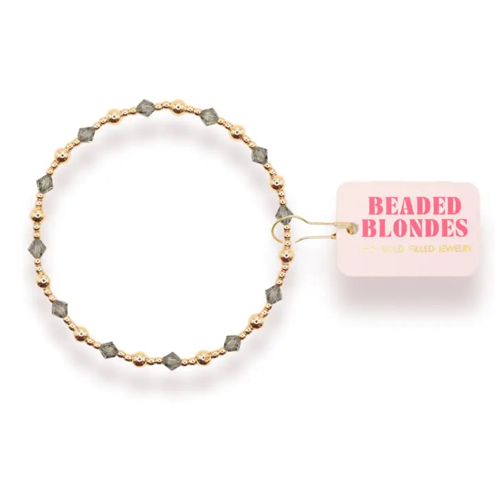 Beaded Blondes | June Swarovski Bracelet