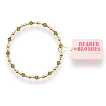 Beaded Blondes | June Swarovski Bracelet