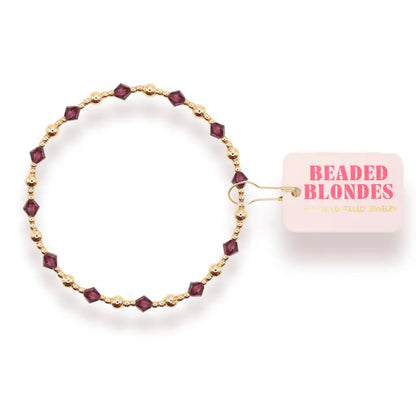 Beaded Blondes | June Swarovski Bracelet
