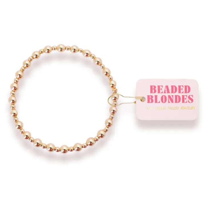 Beaded Blondes | Katy Bracelet in Gold