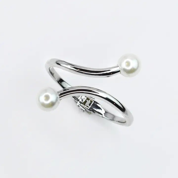 Kind Of A Moment Double Pearl Bangle Bracelet PRE-ORDER