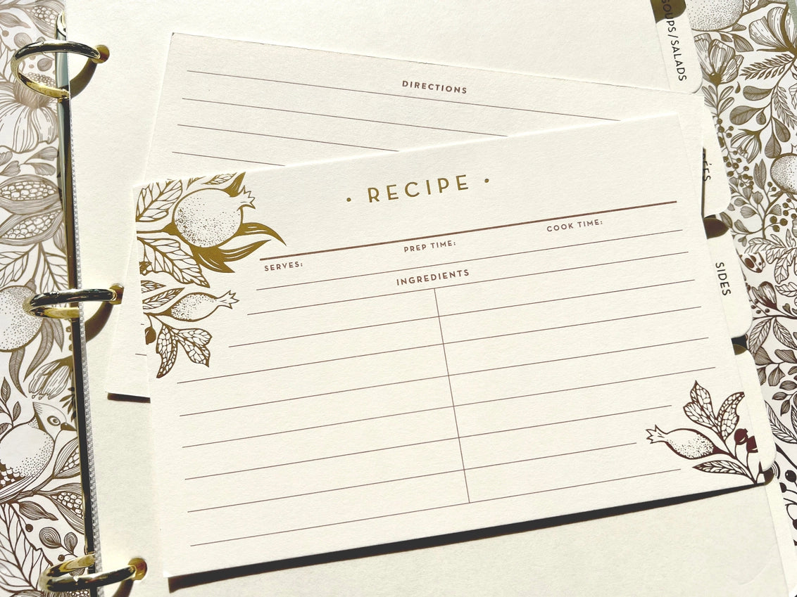 Recipe Binder Set