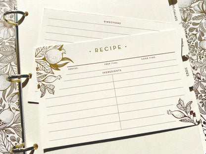 Recipe Binder Set